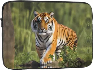 Bengal Tiger Pattern Shockproof Portable Laptop 15 inch Sleeve Bag for Men and Women - Ideal for Business Travel, School, and Daily Use