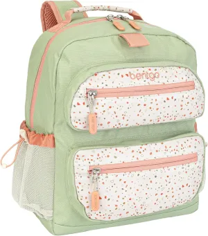 Bentgo Kids Backpack (Whimsy & Wonder Collection) - Lightweight 14’’ for School, Travel & Daycare - Ideal for Kids 4 , Durable & Water-Resistant, Roomy Interior, Loop for Lunch Bag (Geo Speckle)