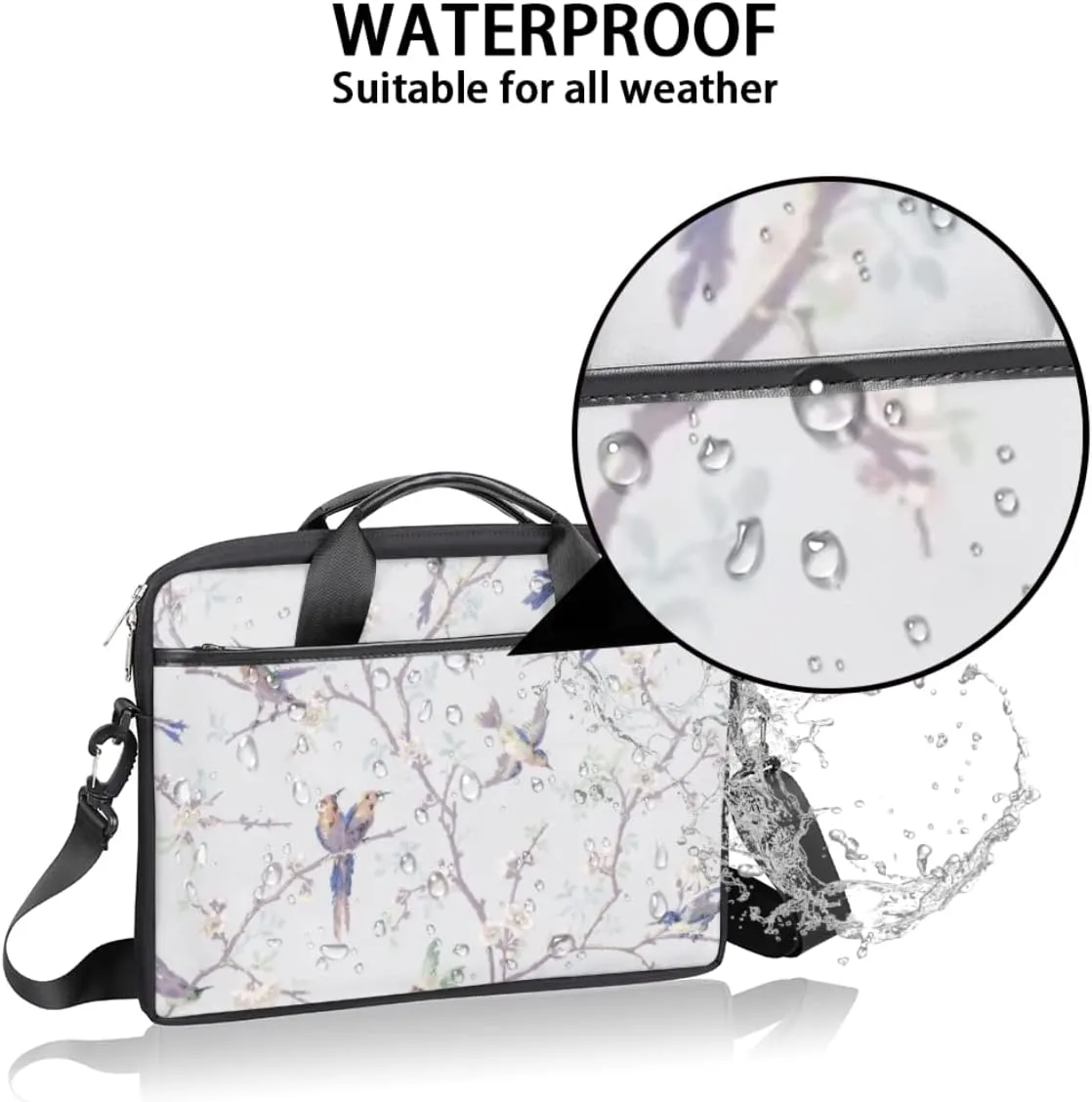 Billiards Sport Laptop Shoulder Messenger Bag Waterproof Laptop Briefcase with Handle and Padded Strap Case Sleeve