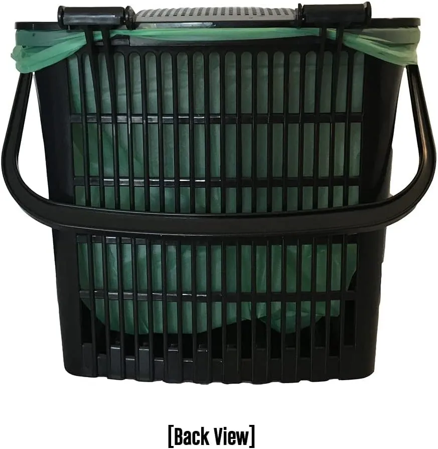 BioBag Kitchen Counter Food Scrap Bin and Compostable Bag Kit