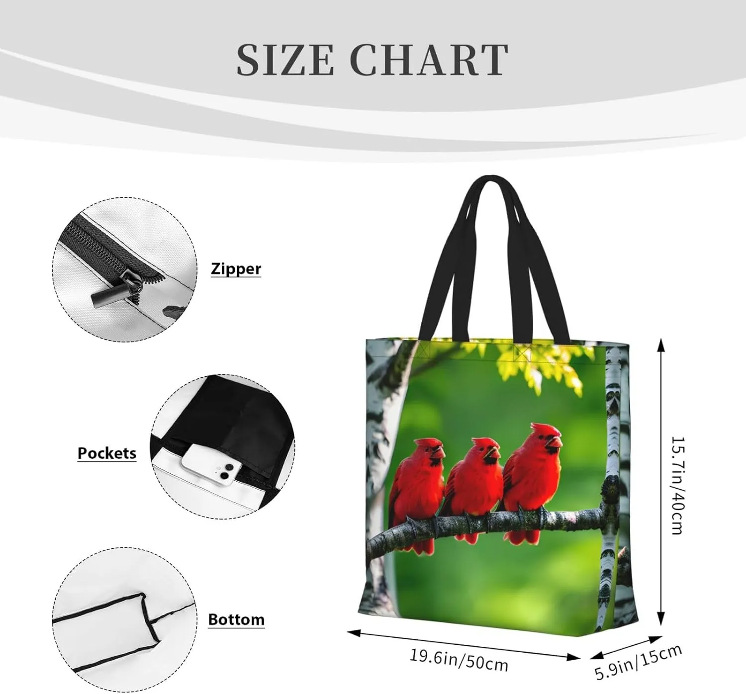 Black White Polka Dots Pattern Print Tote Bag Casual Shoulder Bag Handbag Reusable Shopping Travel Bag Gifts For Women