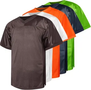 Blank Football Jersey,90s Hip Hop Sports Mesh Practice Plain Football Shirt