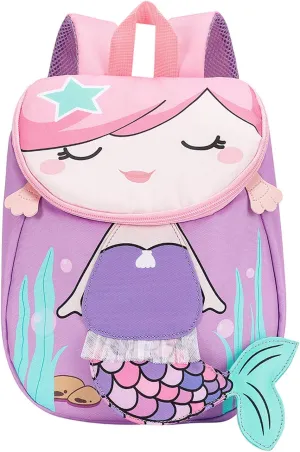 Bluboon Toddlers Backpack for Girls Cute Preschool Backpack 3D Schoolbag Toddler Bookbag for Kids