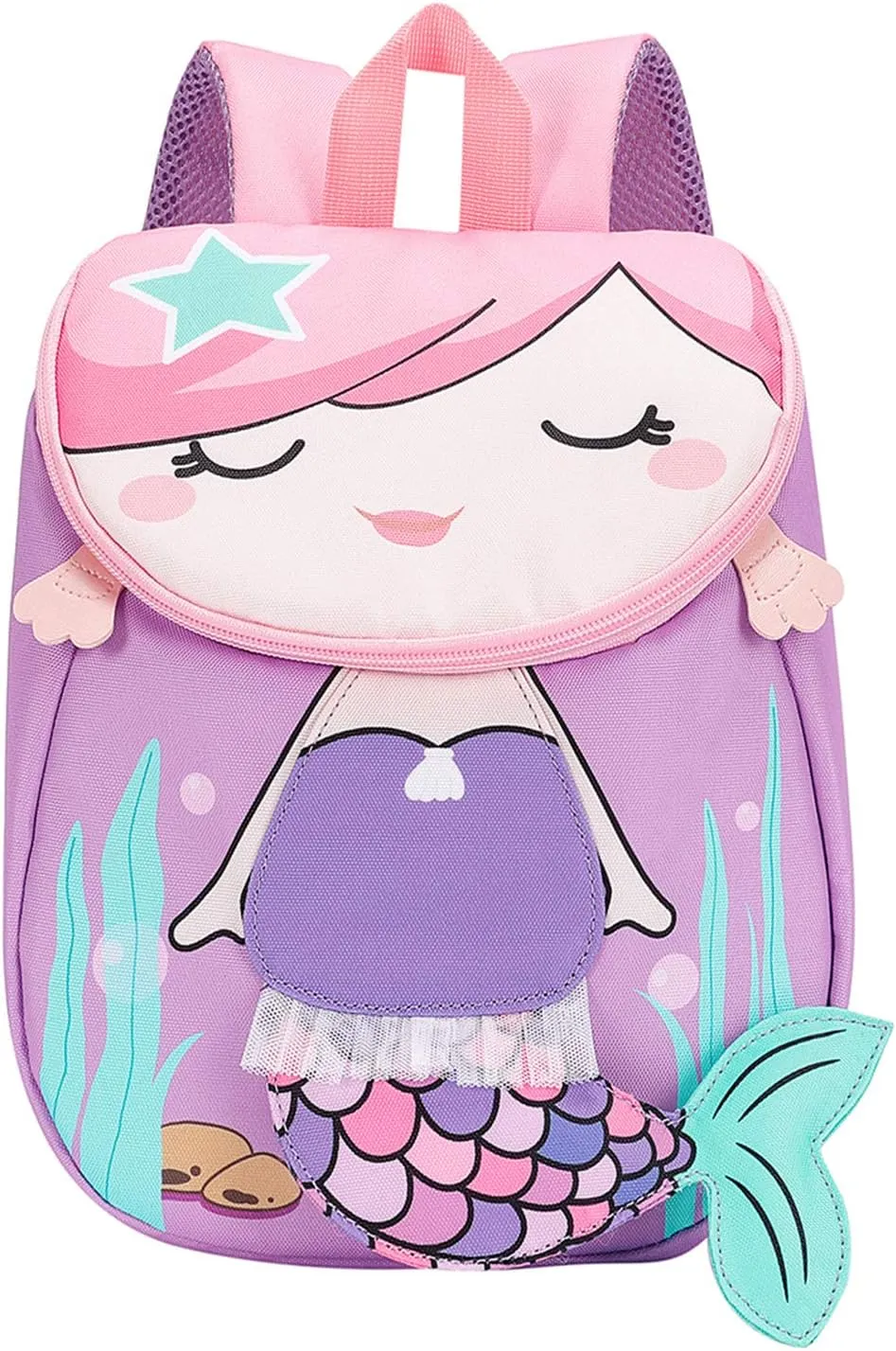 Bluboon Toddlers Backpack for Girls Cute Preschool Backpack 3D Schoolbag Toddler Bookbag for Kids