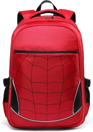 BLUEFAIRY Kids Backpack for Boys Kindergarten Primary School Bags Elementary Preschool Bookbags Back to School Gifts Large Campartments Mochilas para Escolares Niños 17" Red