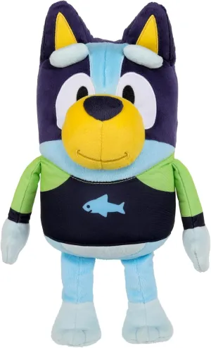 Bluey, Talking Beach 13" Talking Plush Toy with 9 Phrases Bases Around The Episode Beach Theme Song