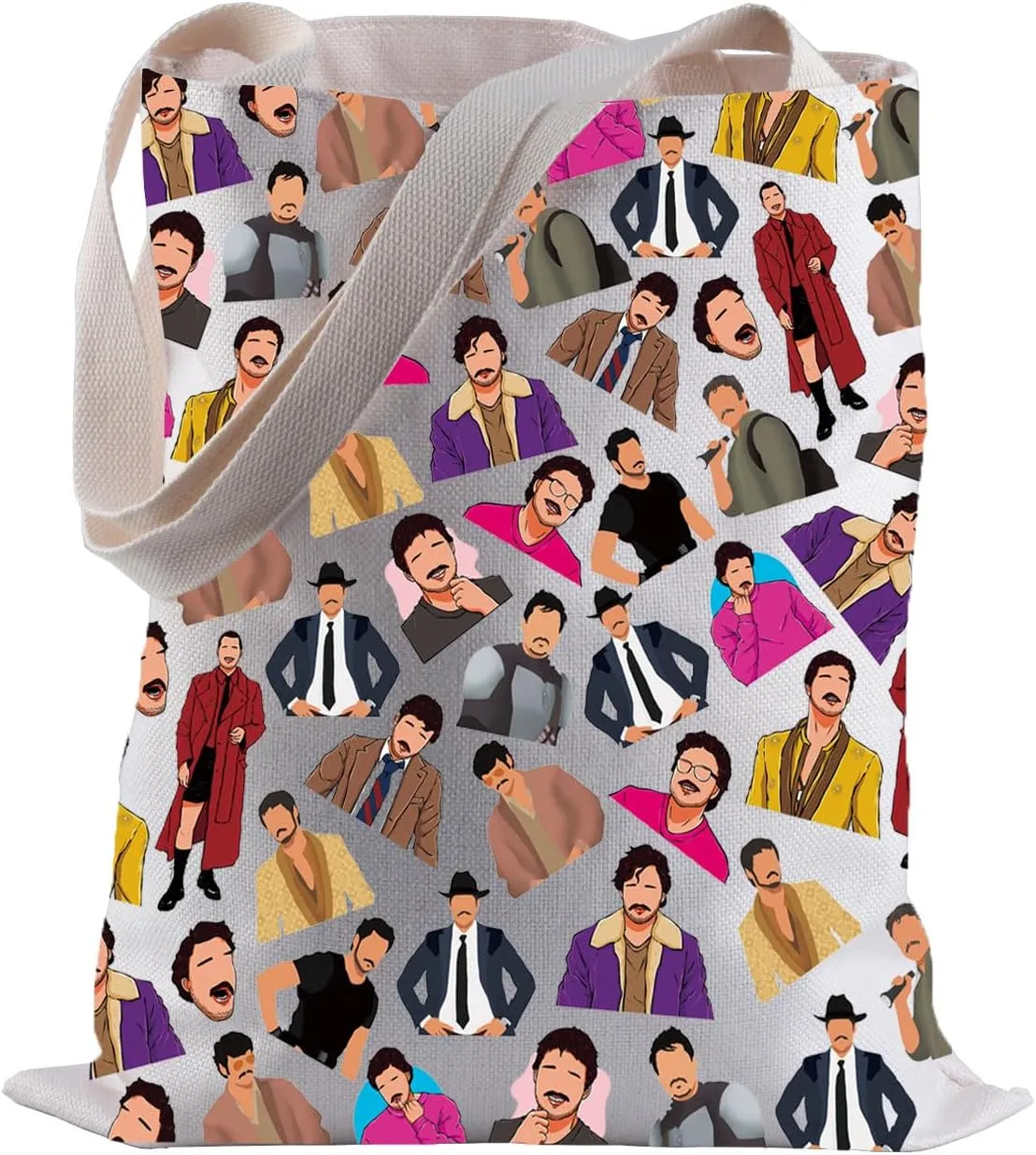 BLUPARK Pedro Inspired Tote Bag Movie Actor Lover Shoulder Bag For Fans