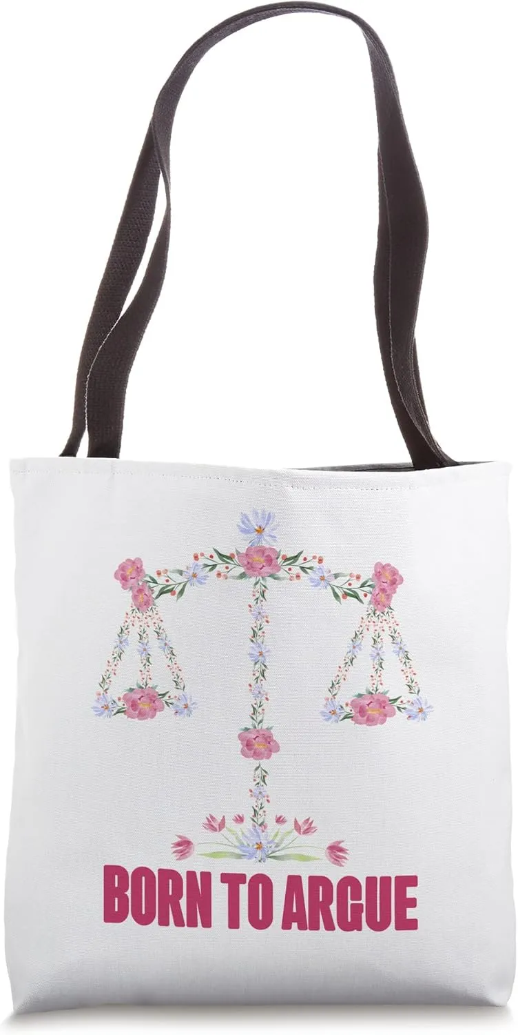 Born To Argue Lawyer Tote Bag