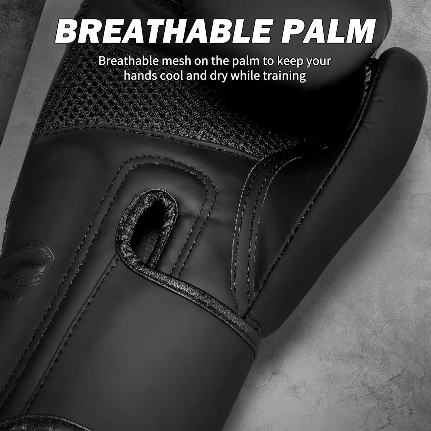 Boxing Gloves Men & Women, Pro Training Sparring, PU Leather MMA Kickboxing, Adult Heavy Punching Bag Gloves Mitts Focus Pad Workout, Ventilated Palm, 8 10 12 oz