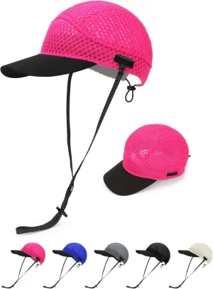 Breathable Baseball Caps for Men Women, Lightweight Mesh Beach Hat for Surfing, Cycling, Boating, Golf, Waterpark