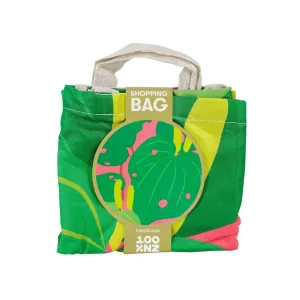 Bright Botanical Kawakawa Shopping Bag