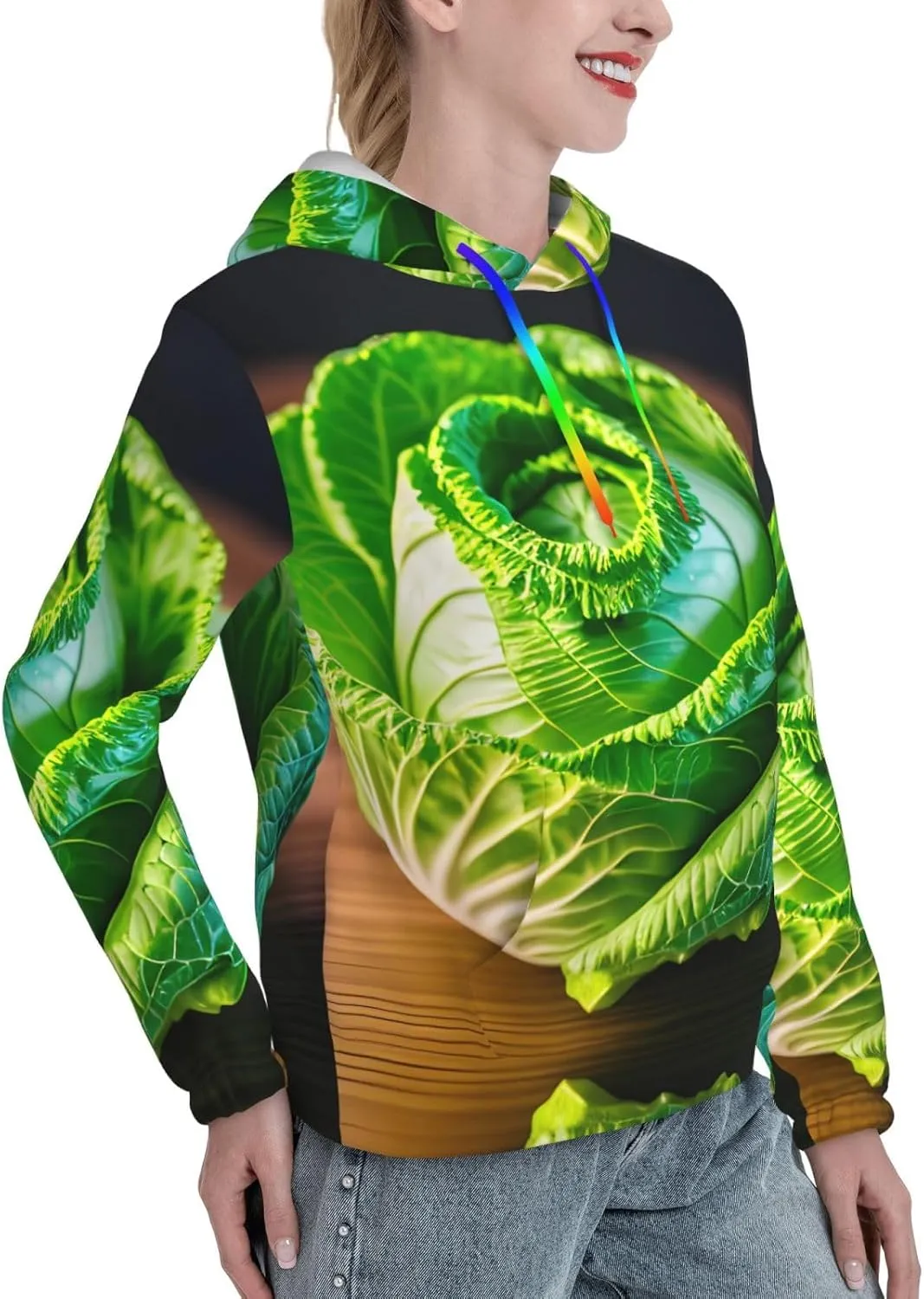 Bright Cabbage Womens Christmas Hoodies Jackets Sweatshirts Fall Fashion Outfits Sweaters Winter Clothes Gift
