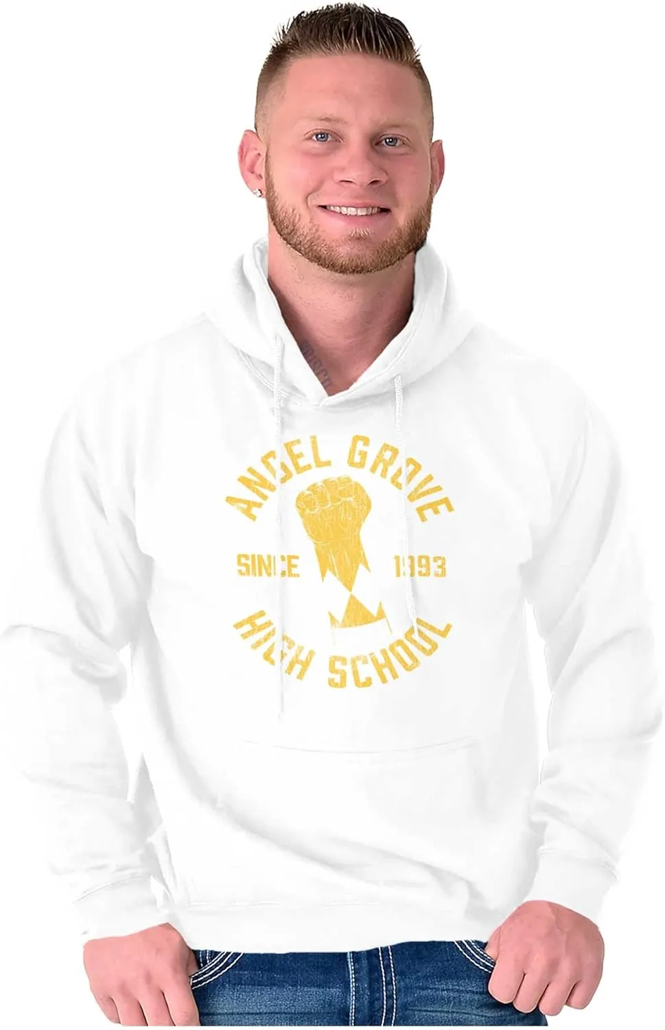 Brisco Brands Angel Grove High School Since 1993 Hoodie Sweatshirt Women Men