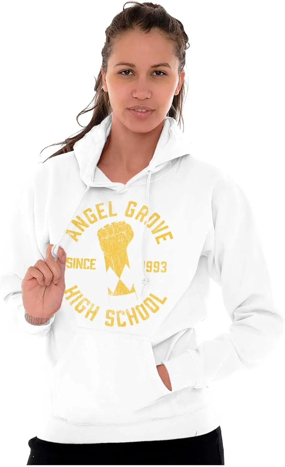 Brisco Brands Angel Grove High School Since 1993 Hoodie Sweatshirt Women Men
