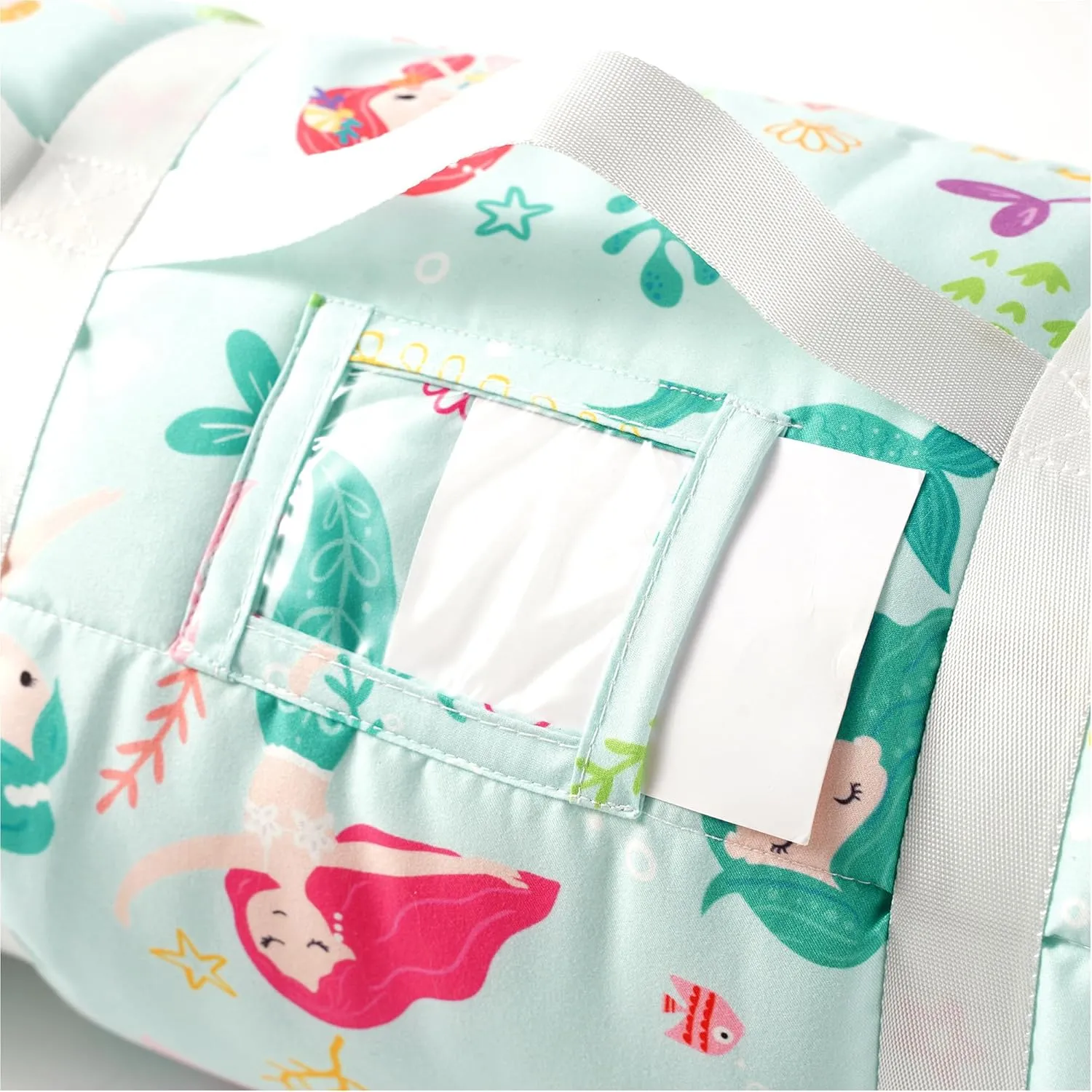 Bunnikins & Clover Toddler Nap Mat with Removable Pillow, Nap Mats for Preschool, Easy Clean Toddler Nap Pad for Kindergarten, Kids Sleeping Bag for Travel Camping