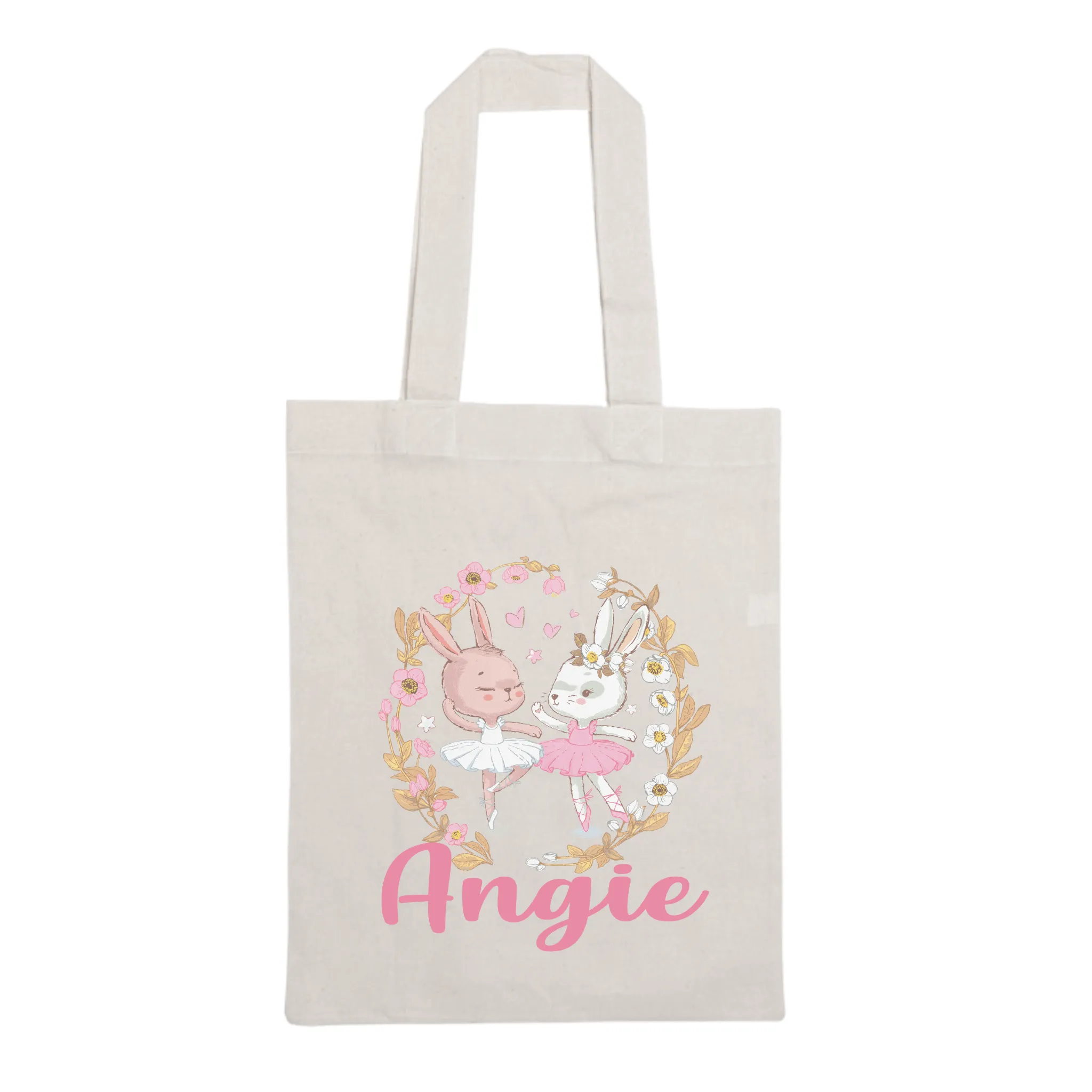 BUNNY BALLERINA WREATH BAG
