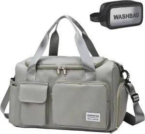 BUQINGTING Gym Bag for Men Women with Shoe Compartment, Cute Travel Duffle Bag for Women, Weekender Overnight Bag, Carry on Tote Bag Sport Duffel bag for Dance, Swim