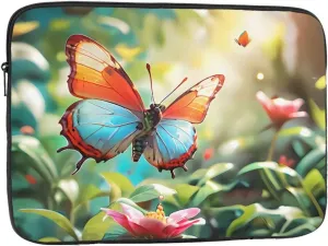 Butterflies In The Garden Laptop Inner Bag Laptop Sleeve Case Briefcase Carrying Laptop Cover