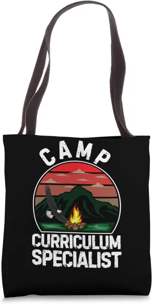 Camp Curriculum Specialist Summer Camper Camping School Tote Bag
