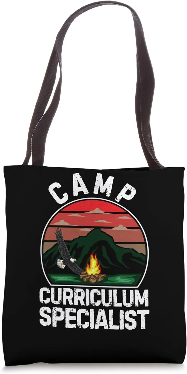 Camp Curriculum Specialist Summer Camper Camping School Tote Bag
