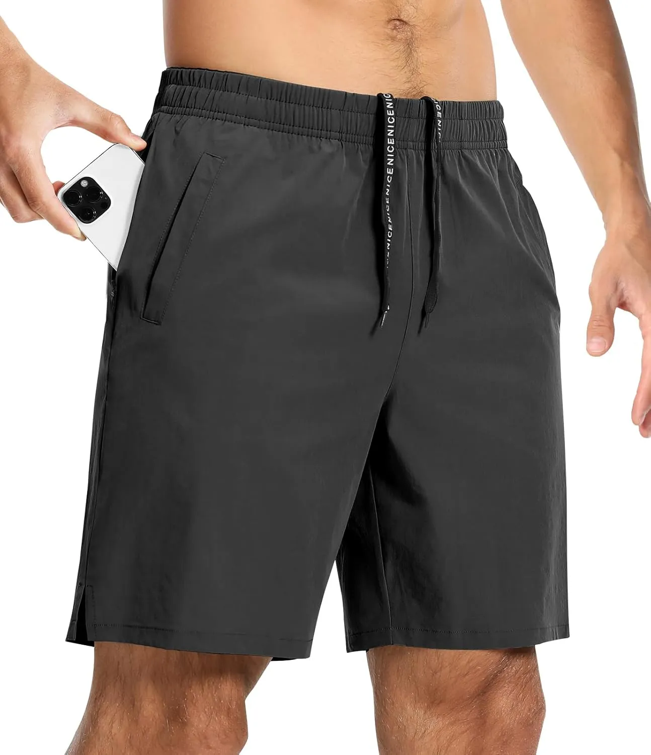 CANGHPGIN Mens Workout Athletic Shorts 7 inch / 5 inch Quick Dry Running Shorts Men Lightweight Sports Gym Shorts with Pocket