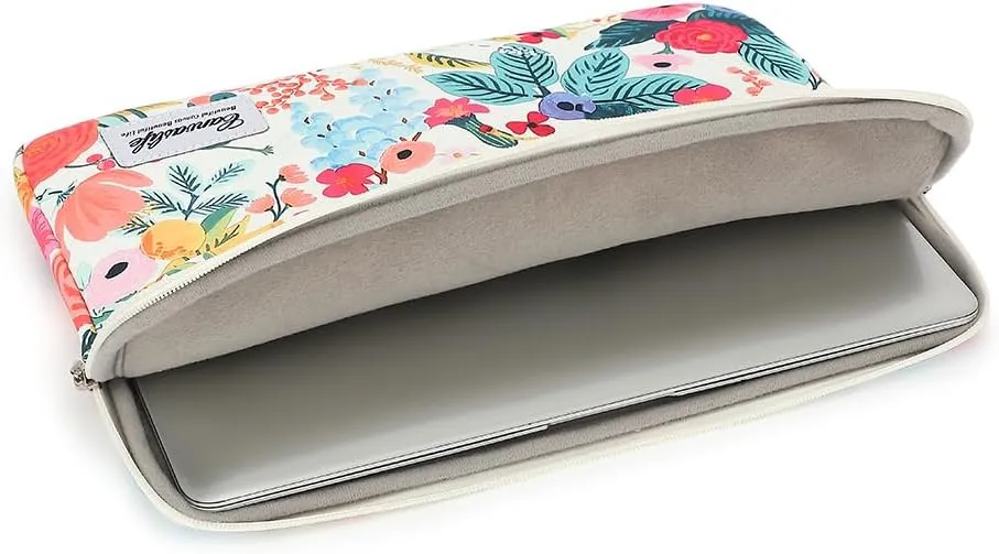 Canvaslife Garden Rose Waterproof Patten Laptop Sleeve 14 inch 14.0 inch Laptop case Bag