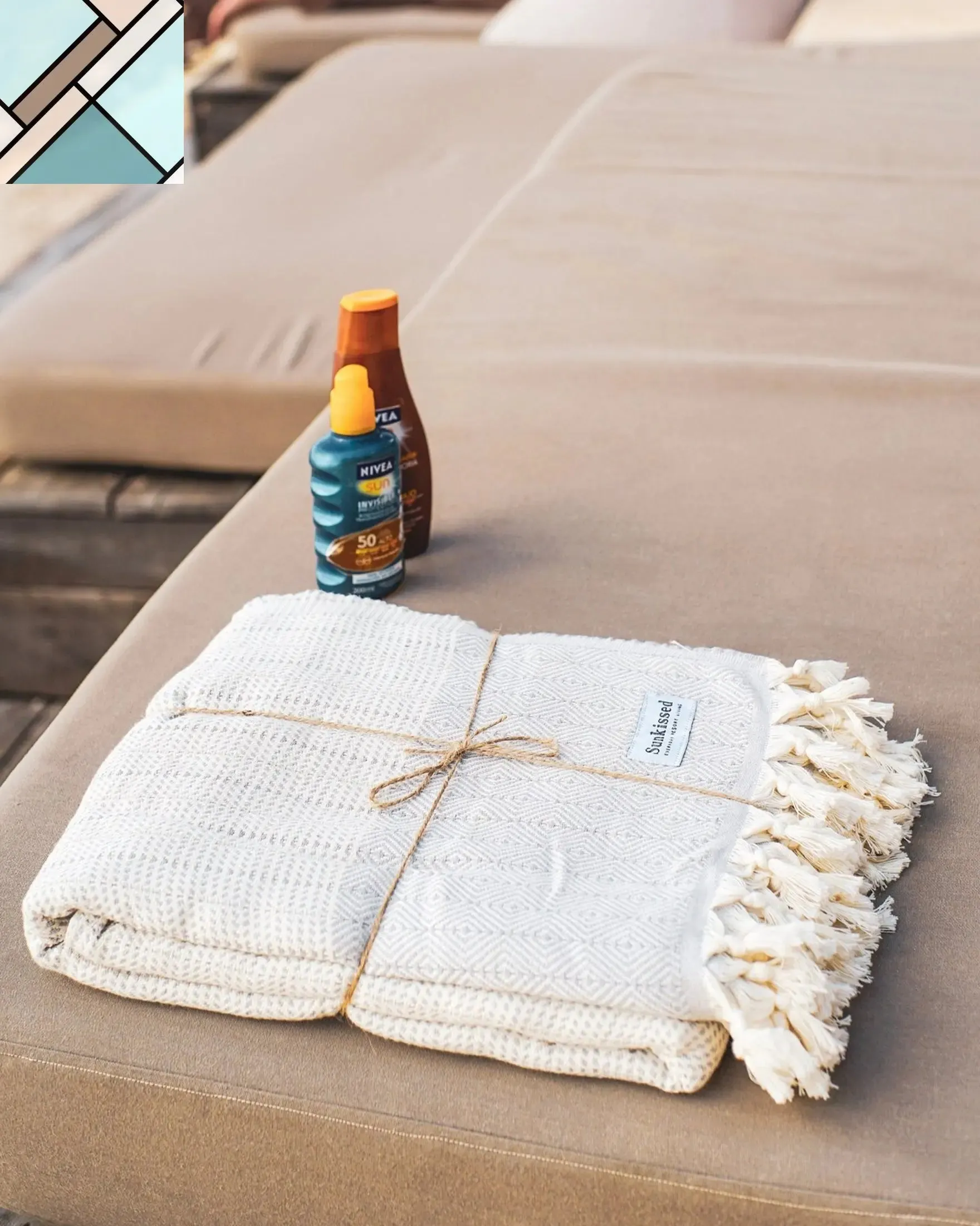 CAPE TOWN • SAND FREE CASA THROW by Sunkissed