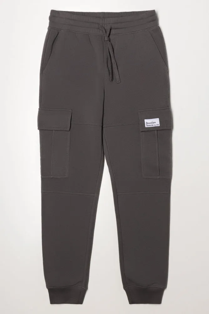 Cargo Trackpants Dark Grey