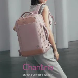Chantria Iriz Women Laptop Backpack Business Travel Multi Compartment Laptop Backpack (15.6'')
