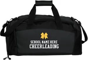 Cheerleading Custom School Duffel: Gym Duffel Bag