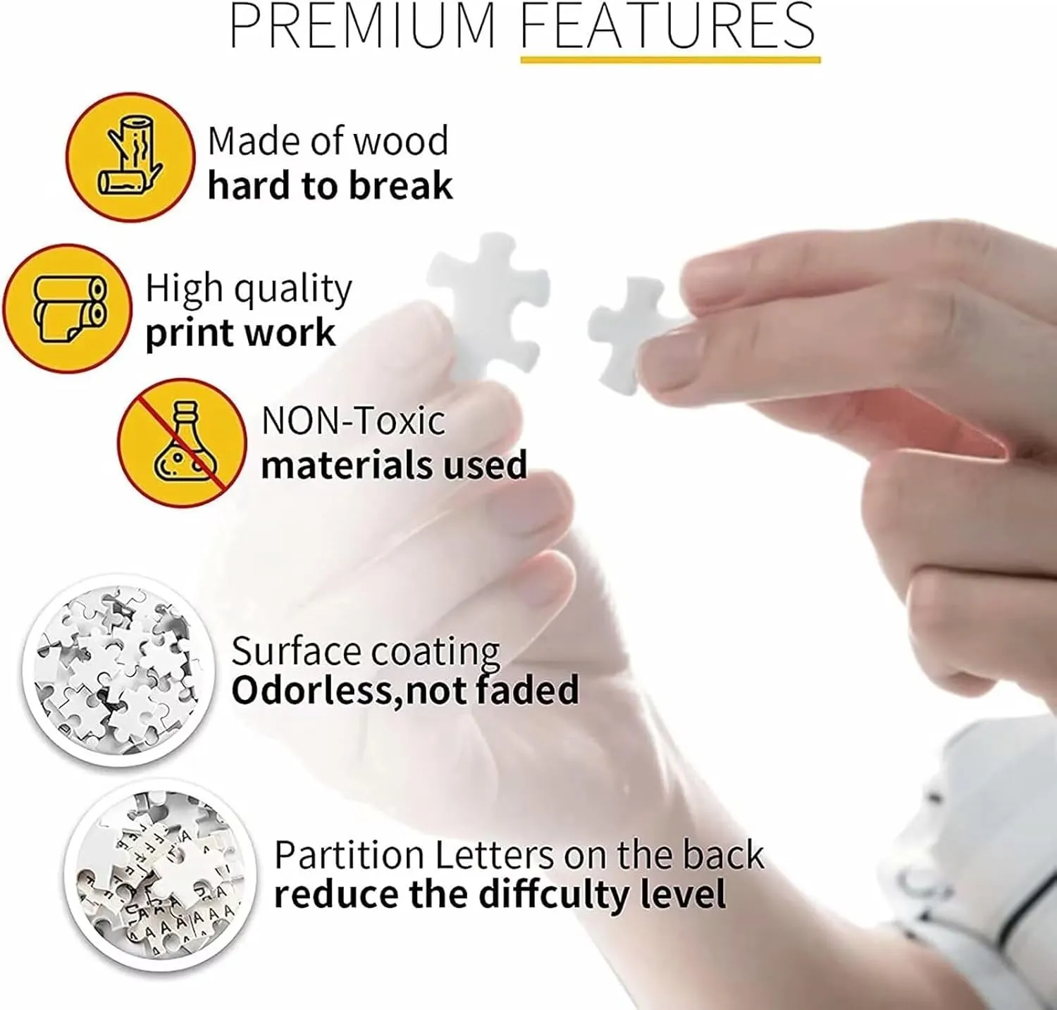 Christmas carp Fried carp Fish Slices a Ceramic Plate Close up top Puzzles for Adults 500 Piece Educational Game Puzzle Thick Sturdy Hard Challenging Difficult Party Games Props