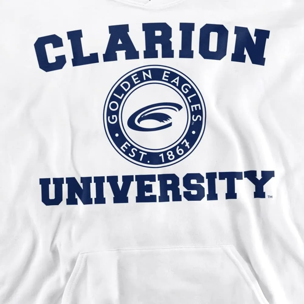 Clarion University Official Circle Logo Youth Kids Boy/Girls Pull-Over Hoodie Sweatshirt