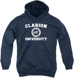 Clarion University Official Circle Logo Youth Kids Boy/Girls Pull-Over Hoodie Sweatshirt