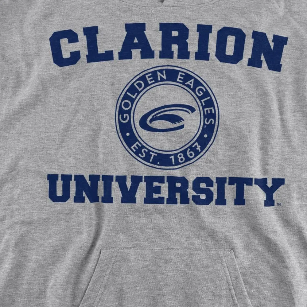 Clarion University Official Circle Logo Youth Kids Boy/Girls Pull-Over Hoodie Sweatshirt