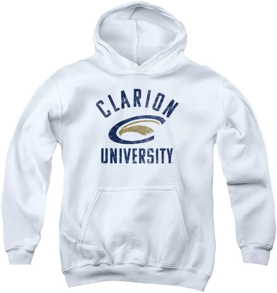 Clarion University Official Golden Eagles Logo Youth Kids Boy/Girls Pull-Over Hoodie Sweatshirt