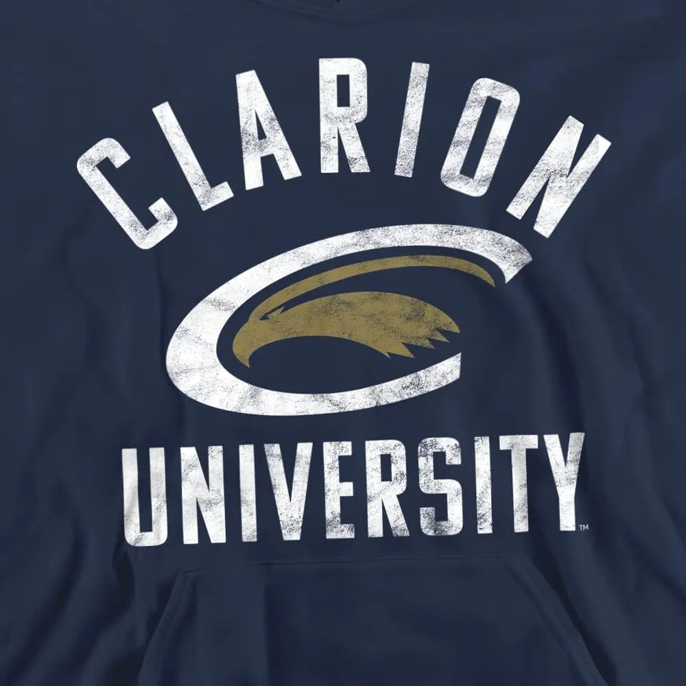 Clarion University Official Golden Eagles Logo Youth Kids Boy/Girls Pull-Over Hoodie Sweatshirt