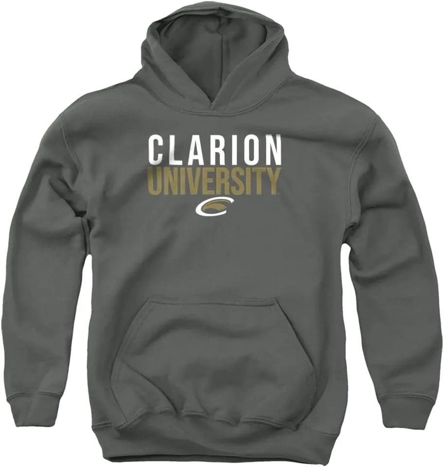 Clarion University Official Stacked Youth Kids Boy/Girls Pull-Over Hoodie Sweatshirt