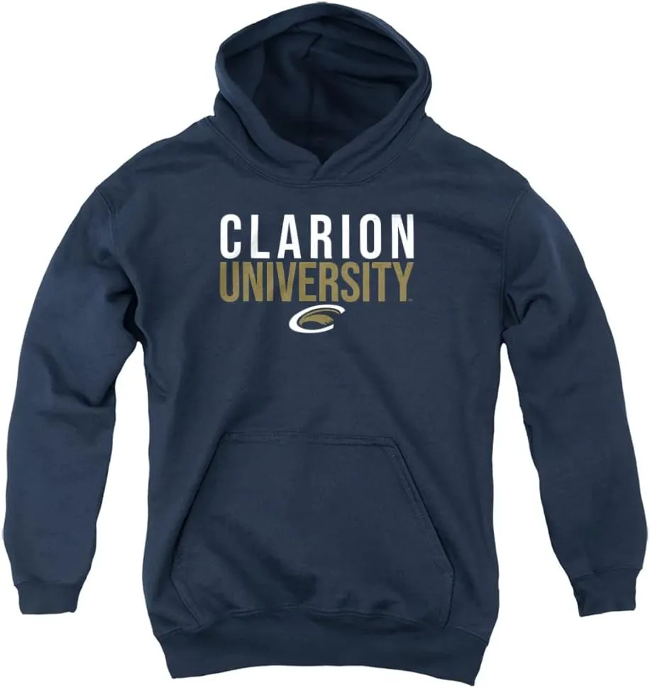Clarion University Official Stacked Youth Kids Boy/Girls Pull-Over Hoodie Sweatshirt