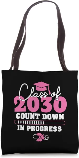 Class Of 2030 Countdown In Progress Tote Bag