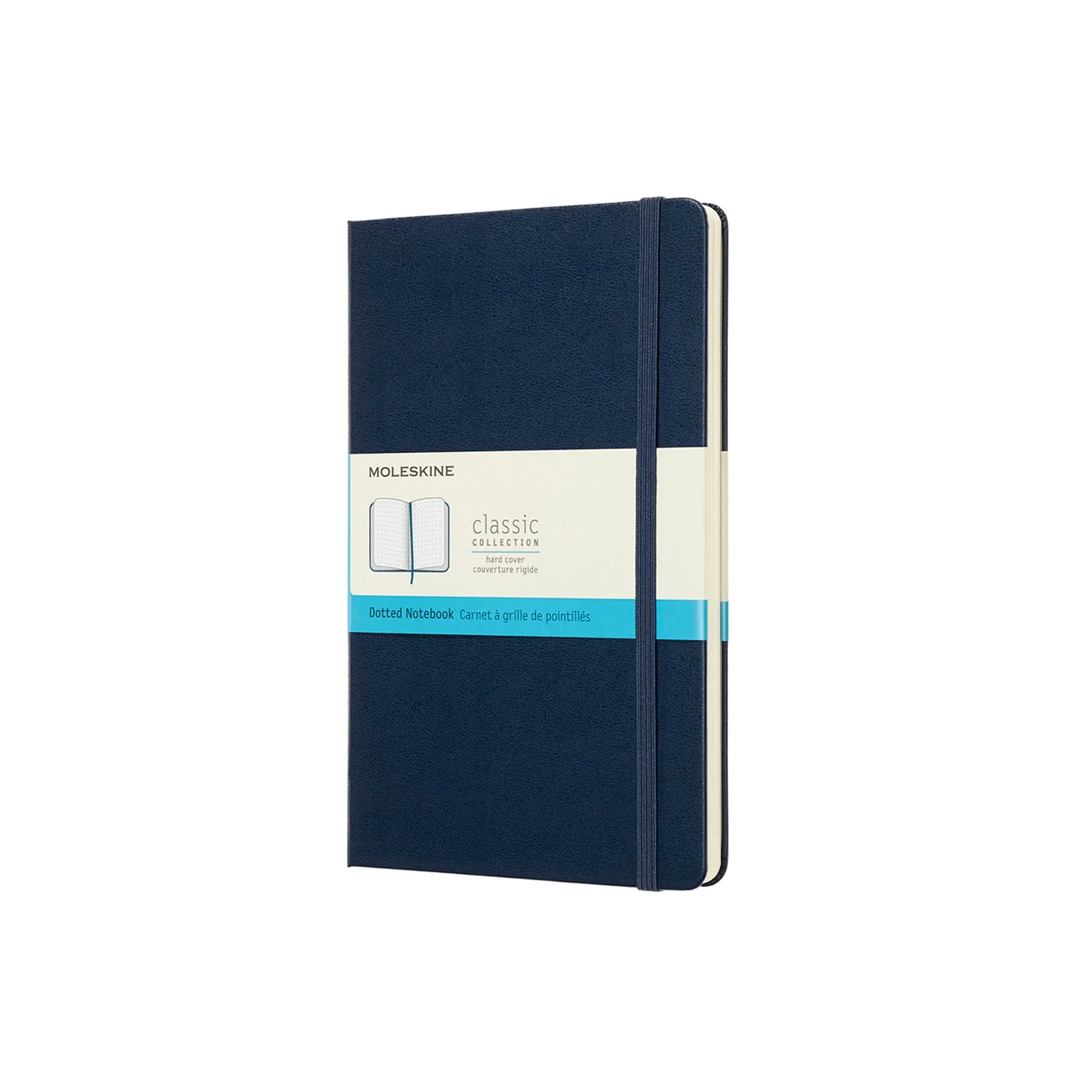 Classic Large Hard Cover Notebook Sapphire Blue