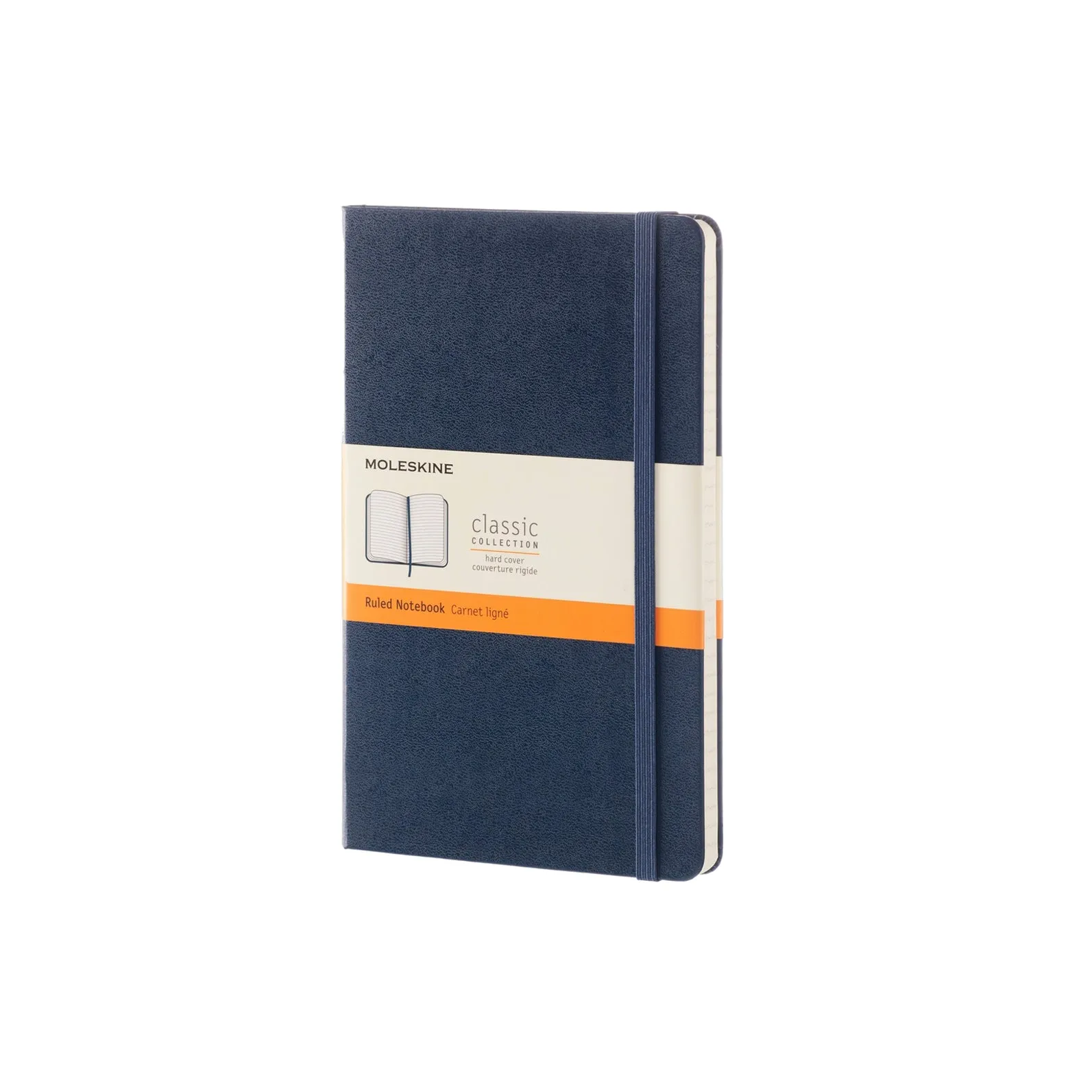 Classic Large Hard Cover Notebook Sapphire Blue