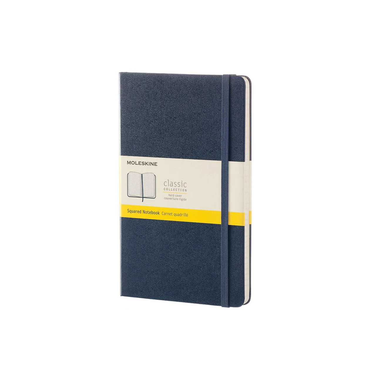 Classic Large Hard Cover Notebook Sapphire Blue
