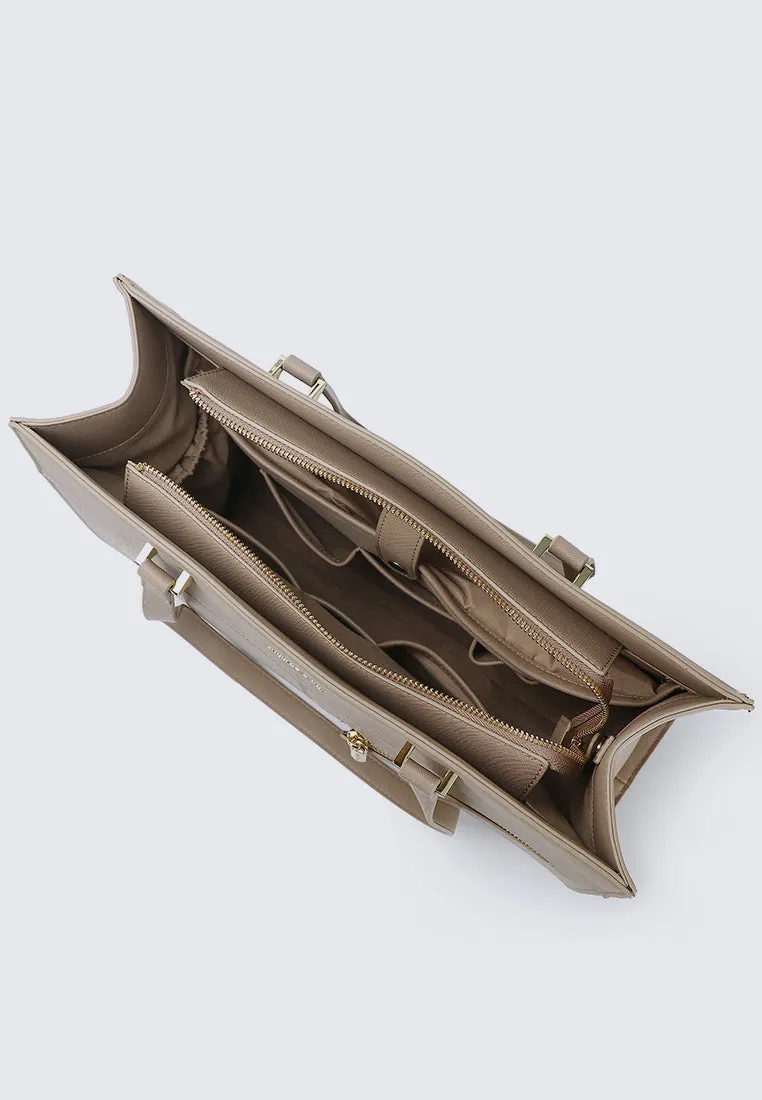 Cody Multi-compartment Tote Bag (Khaki)