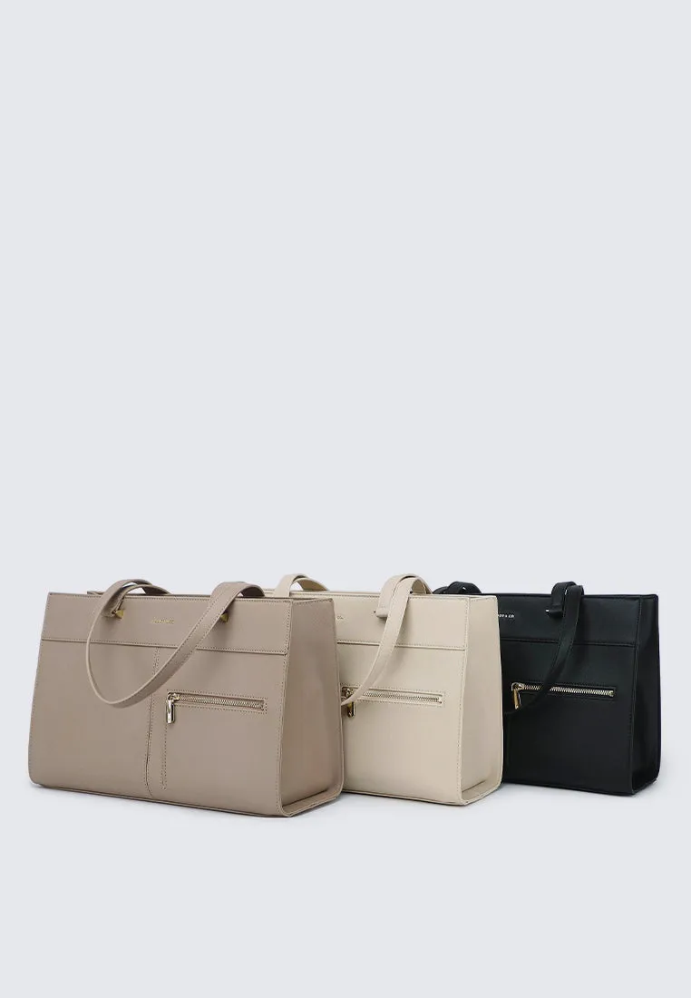 Cody Multi-compartment Tote Bag (Khaki)