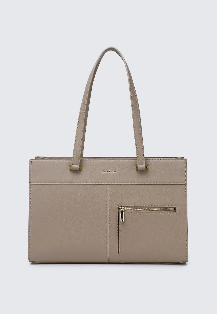 Cody Multi-compartment Tote Bag (Khaki)