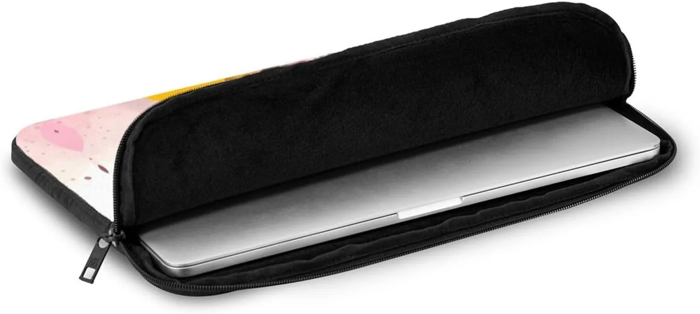 Color Fragment Paper Pattern Shockproof Portable Laptop 17 inch Sleeve Bag for Men and Women - Ideal for Business Travel, School, and Daily Use