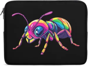 Colorful Insects Ant Laptop Case Sleeve Bag 13inch Durable Shockproof Protective Computer Carrying Cover Briefcase