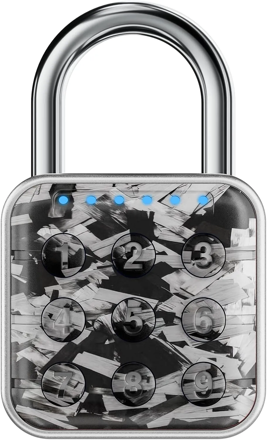 Combination Lock, Combination Lock for Locker, Locker Lock & Gym Locker Lock - High Security, Easy to Use for Gym, School, Travel, Outdoor (Abstract Shards)