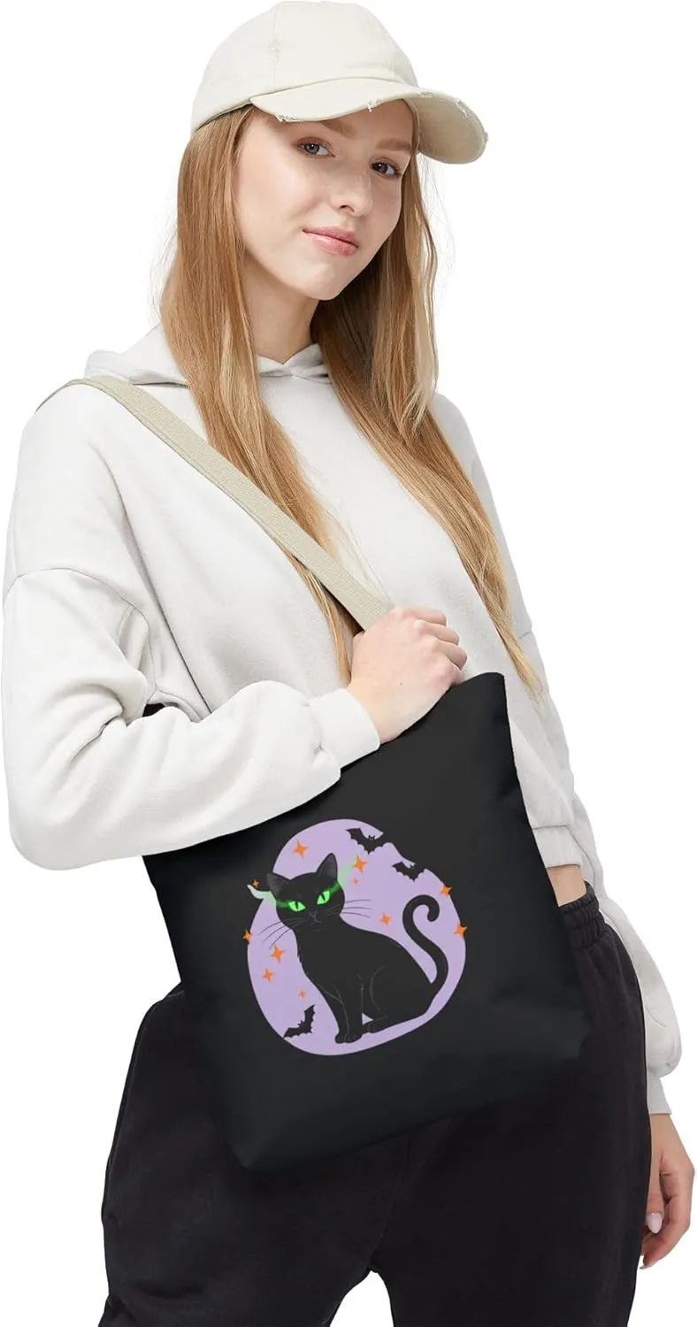 Copy of Halloween Cat Tote Bag – Spooky Themed Reusable Shoulder Bag for Trick-or-Treat & Everyday Use