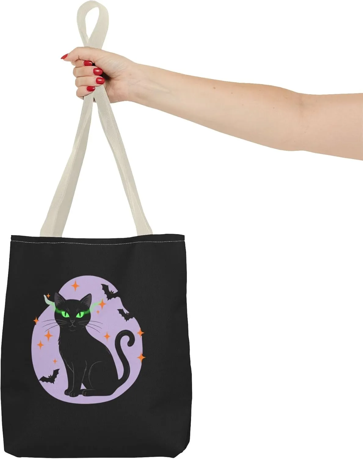 Copy of Halloween Cat Tote Bag – Spooky Themed Reusable Shoulder Bag for Trick-or-Treat & Everyday Use
